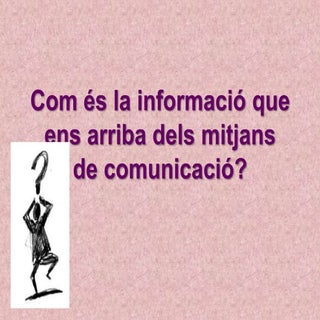 Mitjans de comunicació 1r Primaria