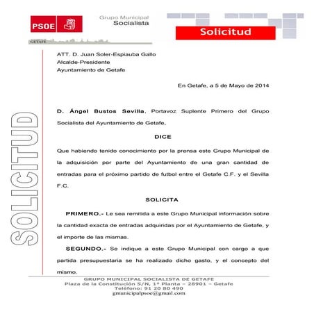 Informacion 4000 entradas getafe sevilla 