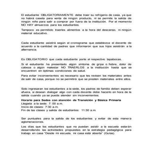 Informacion alternancia padres de familia