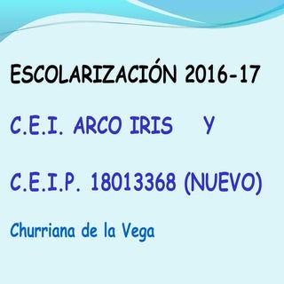 Informacion asamblea escolarización...
