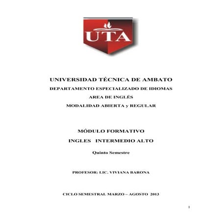 Informacion importante nivel intermedio alto b2 inglés