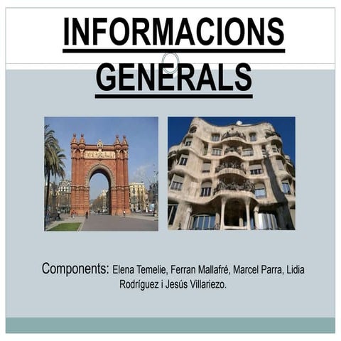 Informacions generals