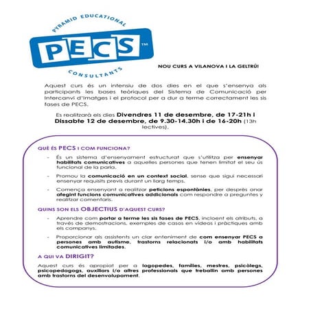 Informació PECS