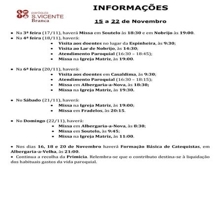 Informações branca 15 a 22 nov 2015   cópia