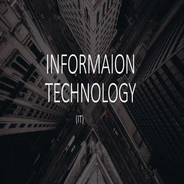 Informaion technology