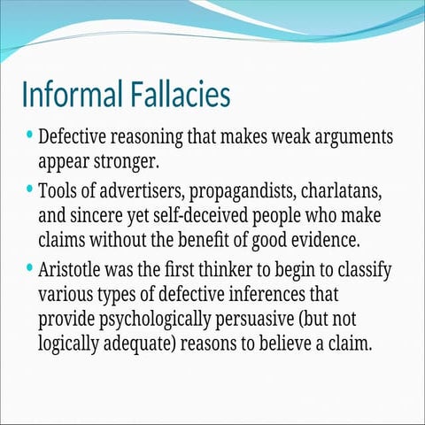 Examples and Definition of Informal Policies