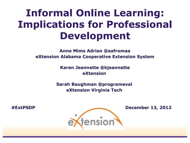 Informal Learning