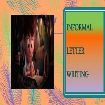 Informal Letter Writing