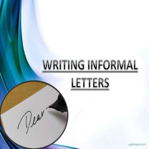Informal letters