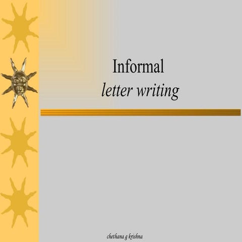 informal letters 