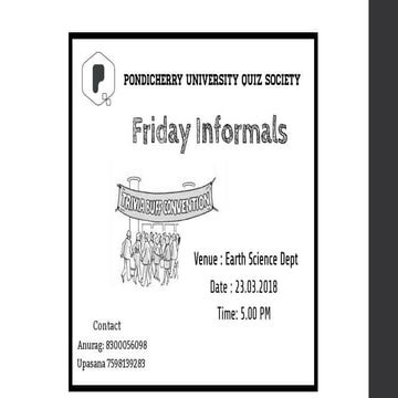 Informals 23 03-2018