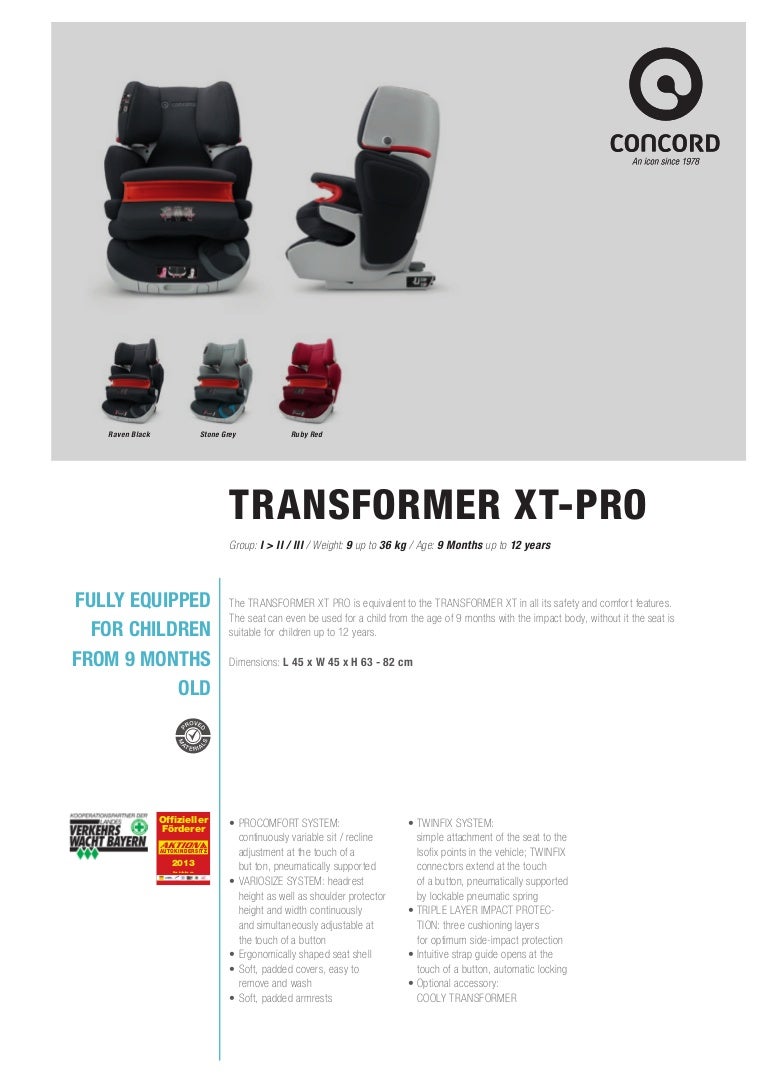 concord xt pro transformer