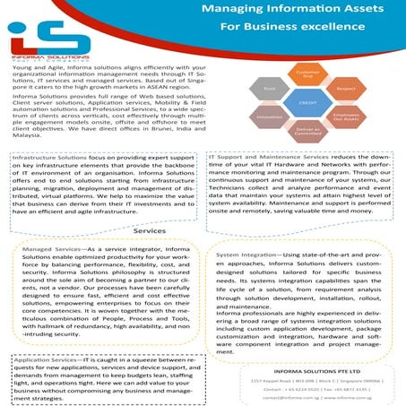 Informa solutions   services and solutions