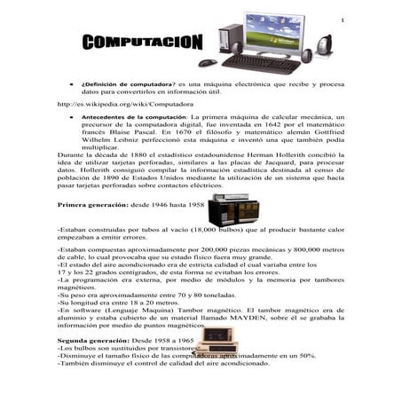 Conceptos basicos de informatica | PPTX