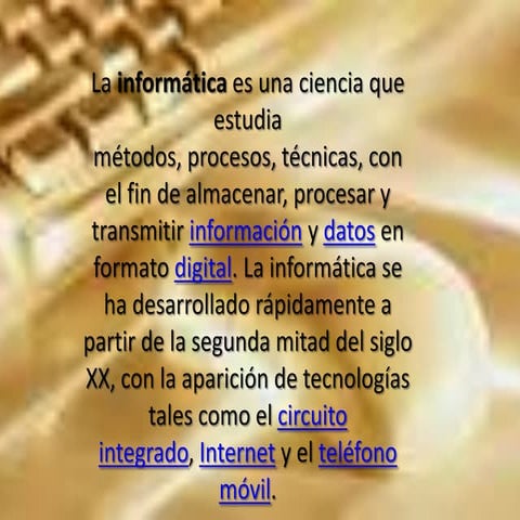 La informatica | PPTX