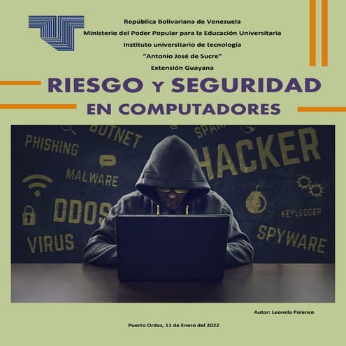 Riesgos y seguridad de las computadoras | PDF