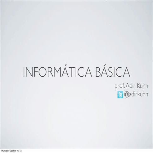 Informatica basica | PPT