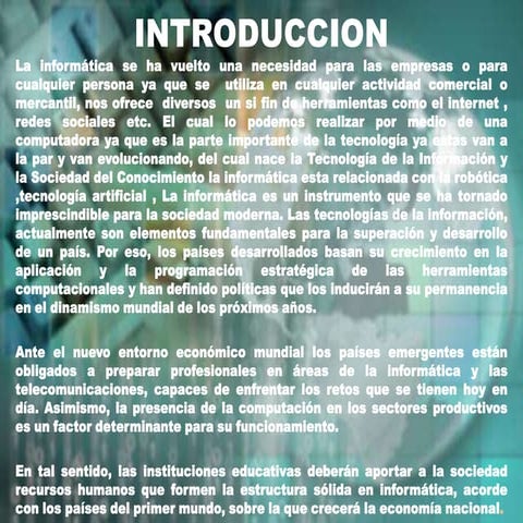 COMPUTACION E INFORMATICA - SESION 1 - CETPRO | PPTX