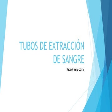 Informatica 4.1: Tubos de extraccion de sangre