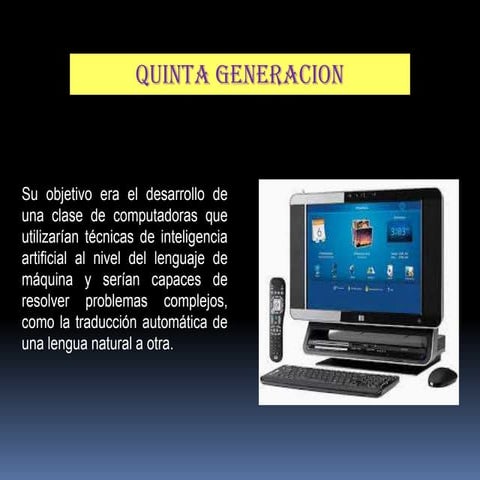 Quinta y Sexta Generacion