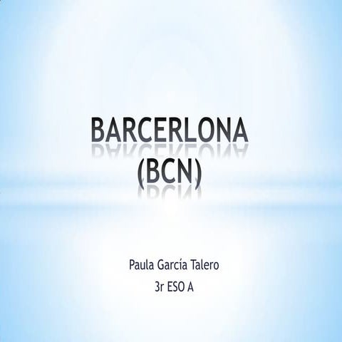 Barcelona | PPTX
