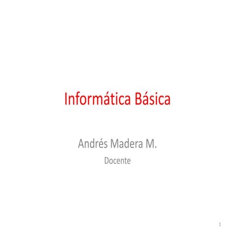 Informática básica | PPTX