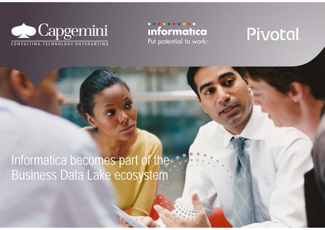 Informatica Becomes Part of the Business Data Lake Ecosystem