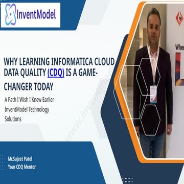 Confusion to Career with Informatica CDQ