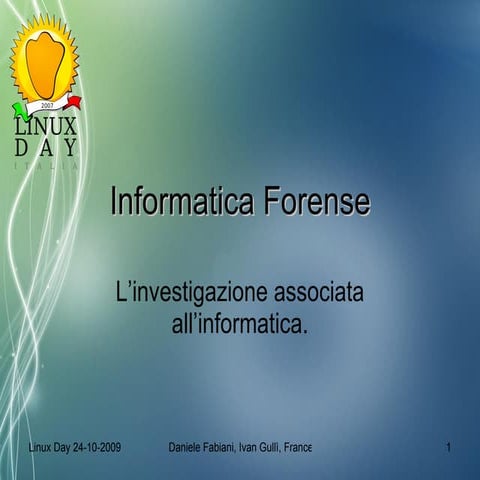 Informatica Forense | PPT