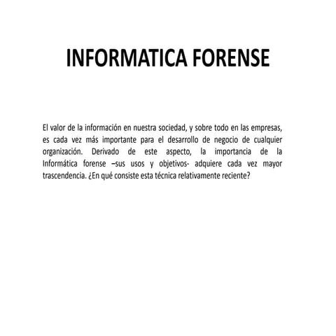 Informatica forense
