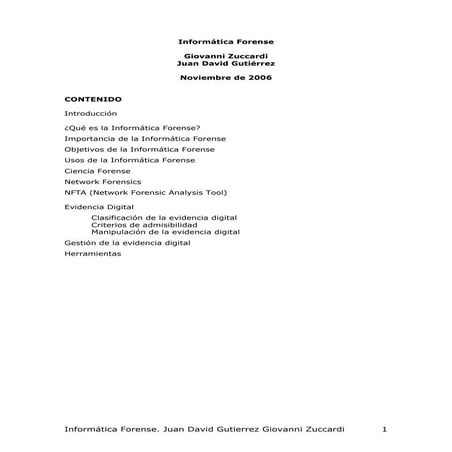 Informatica forense v0.6