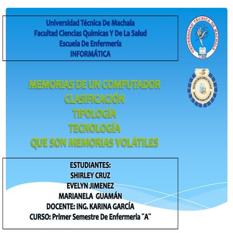 MEMORIAS DE UN COMPUTADOR
