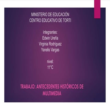 Informatica historia de multimedia