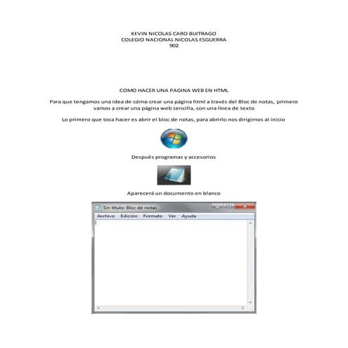 INFORMATICA HTML