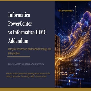 Informatica Powercenter Architecture | PPTX