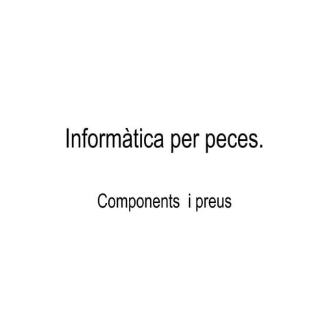 Informatica presentacio