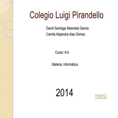 Informatica presentacion