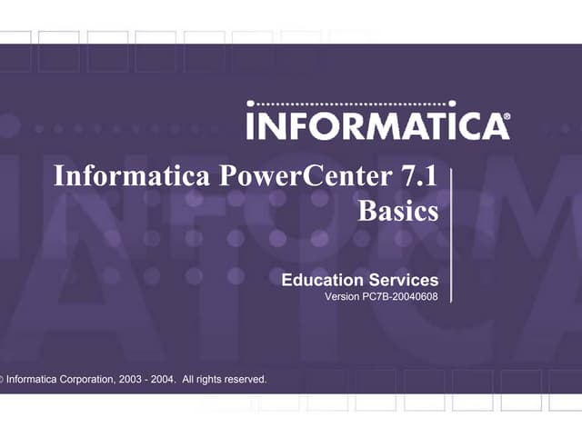 Informatica slides