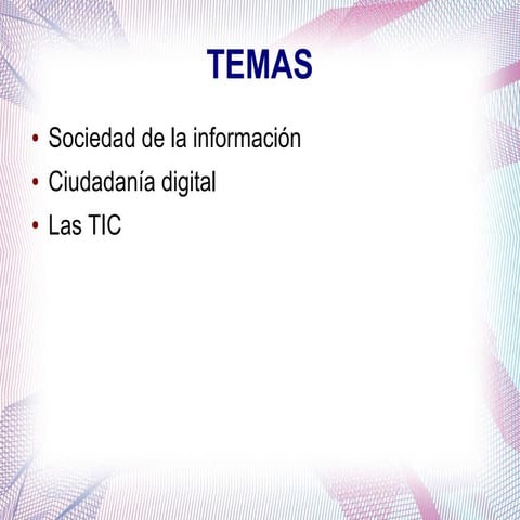 Informatica temas