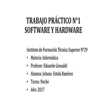 Informatica tp nº 1 johana ramirez | PPTX