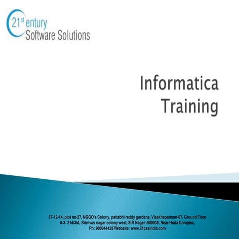 Informatica training