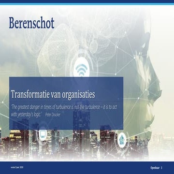 Transformatie van organisaties