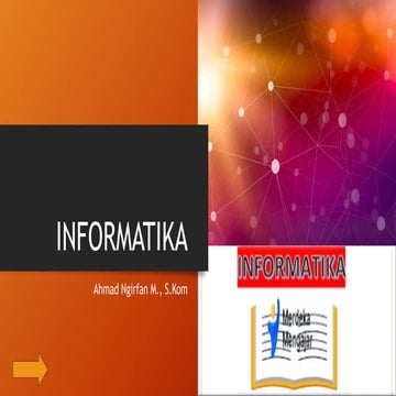 INFORMATIKA BAB 1 informatika kelas x kumer