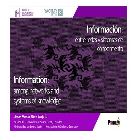 Information among networks and systems of knowledge