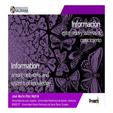 Información: entre redes y sistemas de conocimiento