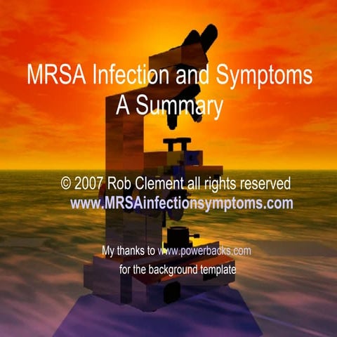 Information on MRSA