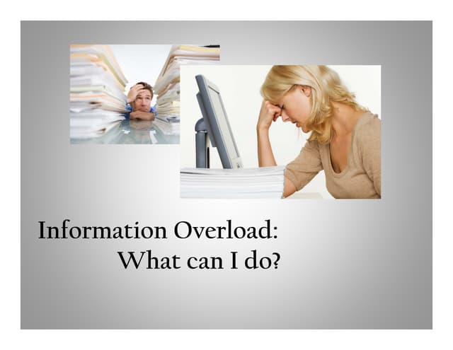 Illustration of The Impact Of Information Overload On Productivity