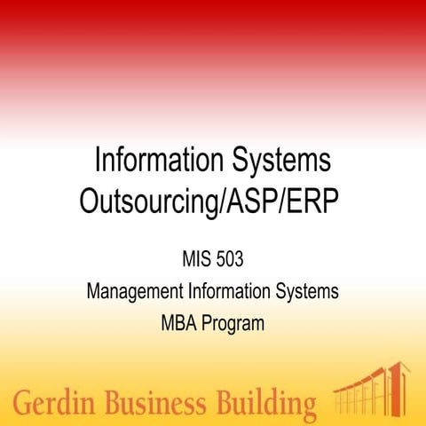 Information systems-outsourcingasperp4459