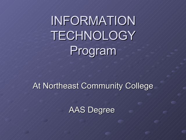 Information Technology