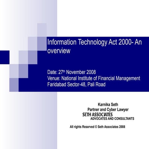 Information technology-act 2000